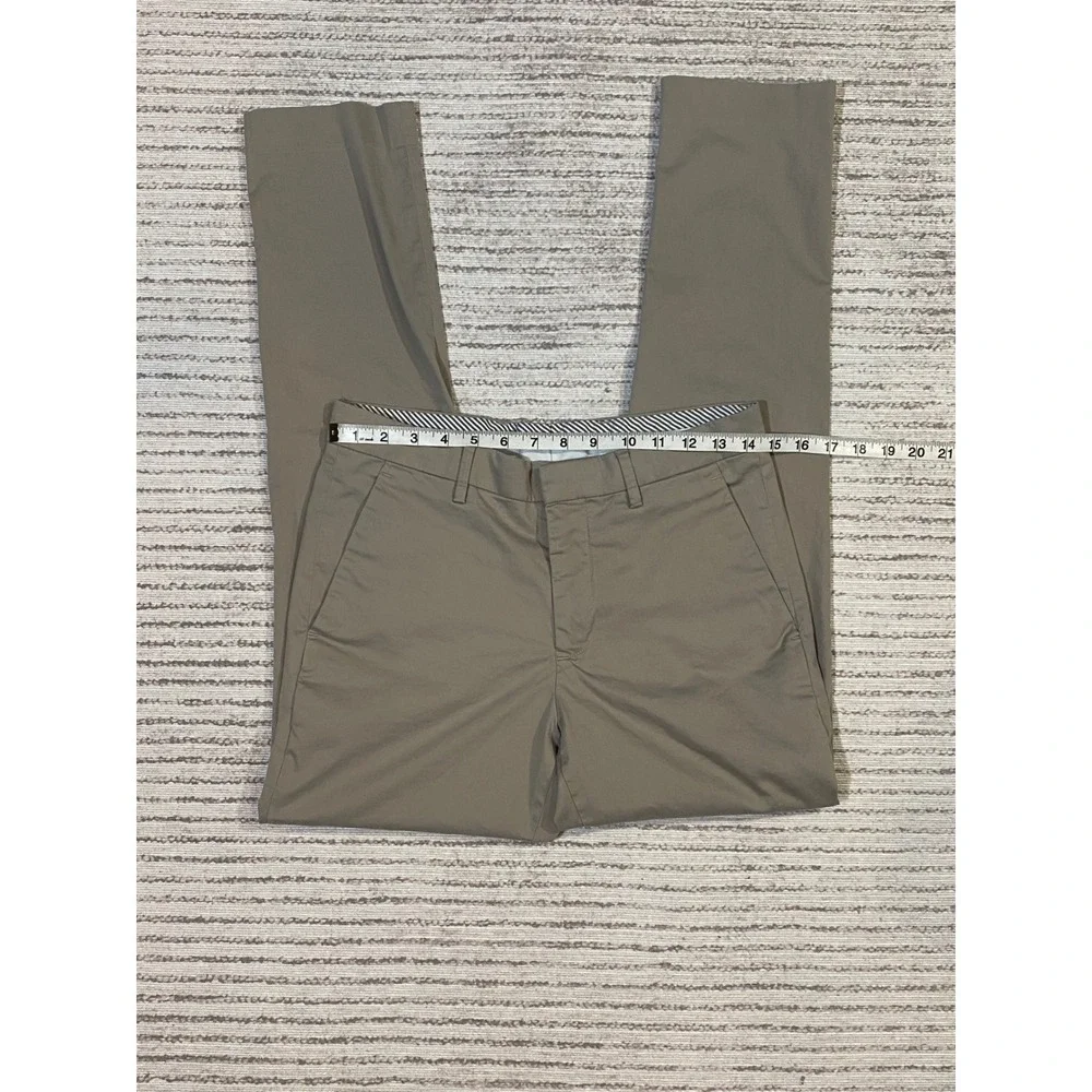 Express Performance Extra Slim Chino Pants Mens 28x32 Taupe Khaki Stretch+